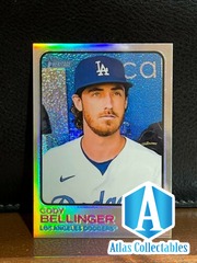 2022 Topps Heritage Chrome CODY BELLINGER Dodgers #497 REFRACTOR 057/673